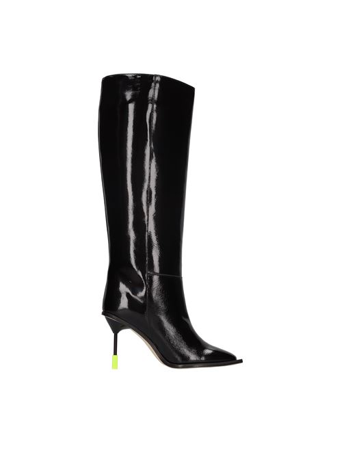 Patent leather boots MSGM | 3541MDS111 479 99NERO